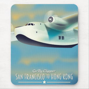 Mousepad São Francisco para Hong Kong de clipper