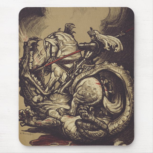 Mousepad São Jorge e o Dragão Grande Mártir (Frente)