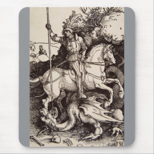 Mousepad São Jorge e o Dragão por Durer