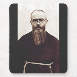 Mousepad São Maximiliano Kolbe padre católico polonês
