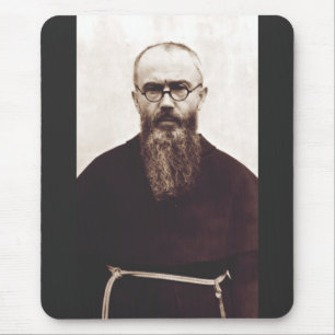 Mousepad São Maximiliano Kolbe padre católico polonês