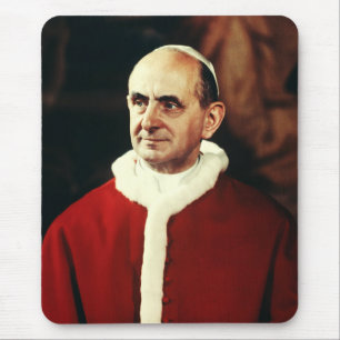 Mousepad São Papa Paulo VI chefe da Igreja Católica 