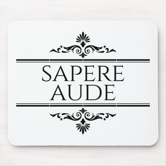 Mousepad Sapere Aude (Frente)