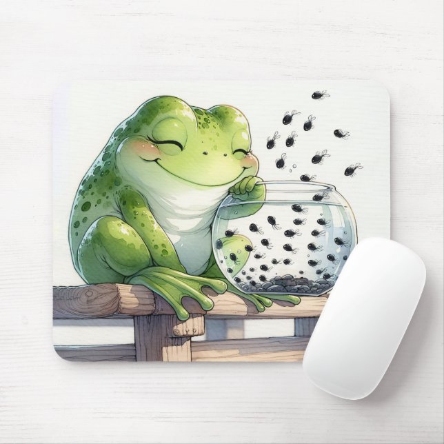 Mousepad Sapo Com Aranões No Pântano (Com mouse)