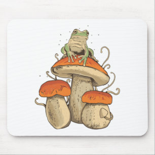 Mousepad Sapo com cogumelos