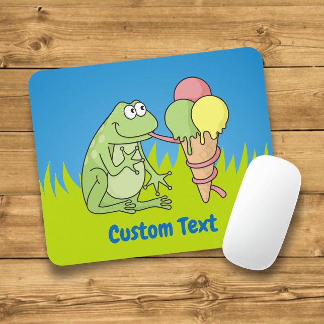 Mousepad Sapo com Rato de Mouse de Sorvete (Criador carregado)