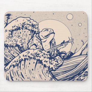 Mousepad Sapo cottagecore em estilo japonês