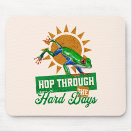 Mousepad Sapo da Árvore Amazônica Engraçado Citação Positiv