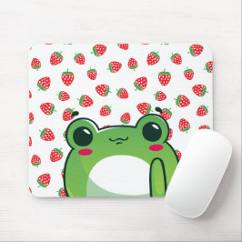 Mousepad Sapo de Morango Kawaii