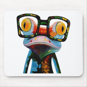 Mousepad Sapo dos vidros do hipster