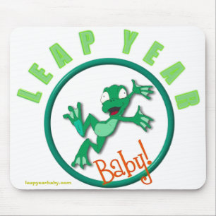 Mousepad sapo em um círculo, leapyearbaby.com