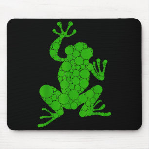 Mousepad Sapo Engraçado Amadurece Bolinhas Arte Estudante F