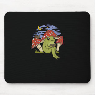 Mousepad Sapo Fã de Livro com Chapéu de Cogumelo Cottagecor