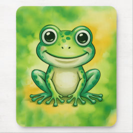 Mousepad Sapo fofo verde