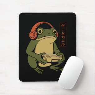 Mousepad Sapo Gamer Japonês Engraçado Vintage Jogos 