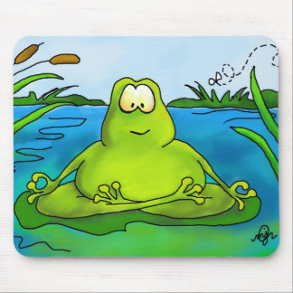 Mousepad Sapo Meditating gordo