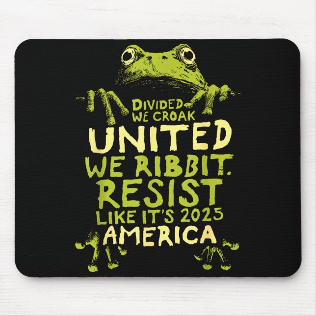 Mousepad Sapo Resiste Fofo Engraçado  (Frente)