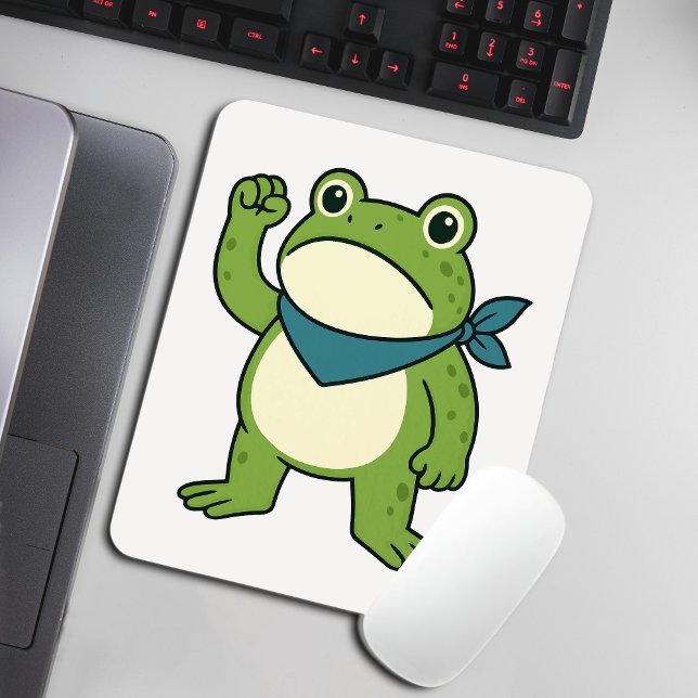 Mousepad Sapos Contra o Fascismo Protesto do Sapo de Portla (Criador carregado)