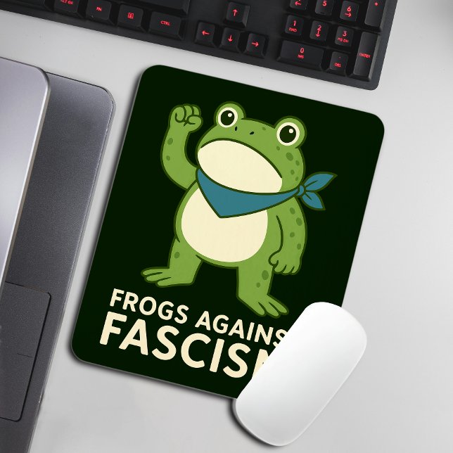 Mousepad Sapos Contra o Fascismo Protesto do Sapo de Portla (Criador carregado)