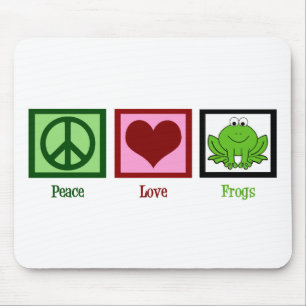 Mousepad Sapos do amor da paz