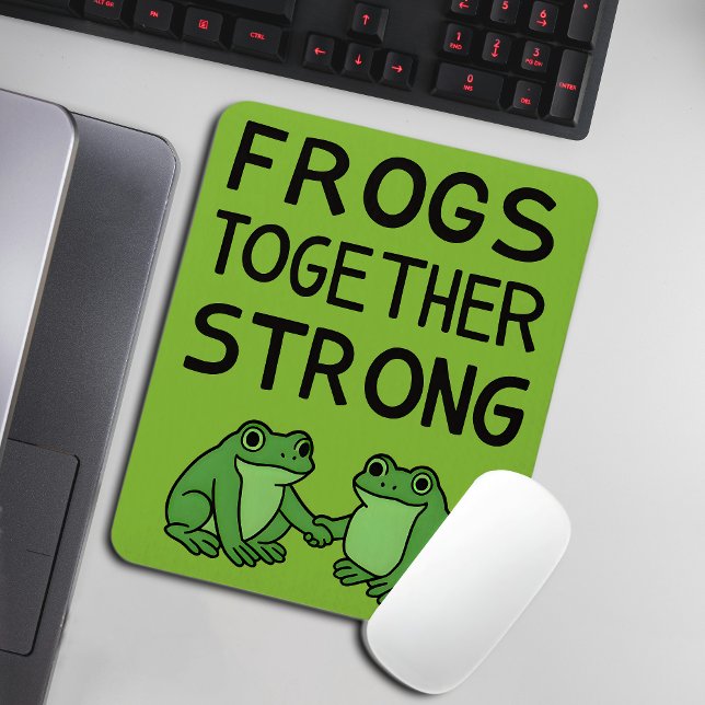 Mousepad Sapos Juntos São Fortes Protesto do Sapo de Portla (Criador carregado)