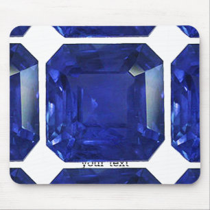 Mousepad Sapphire Azul Retangular Quadrado