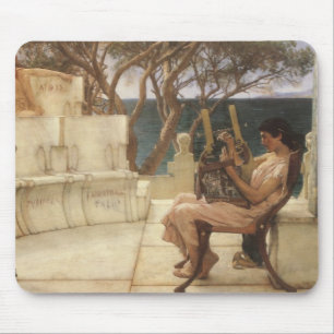 Mousepad Sappho e Alceu por Sir Lawrence Alma-Tadema
