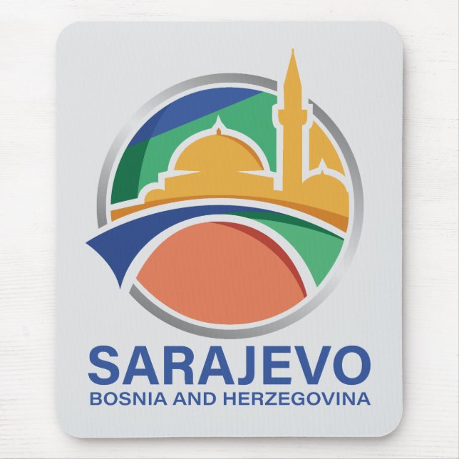 Mousepad Sarajevo Bosnia and Herzegovina (Frente)