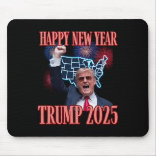 Mousepad Sarcastic Trump Feliz ano novo 2025 47º Presidente