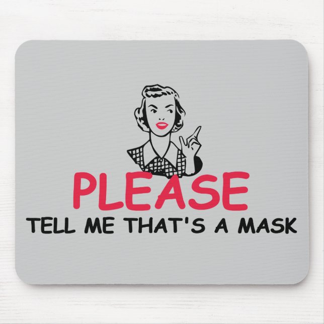 Mousepad Sarcástico engraçado (Frente)