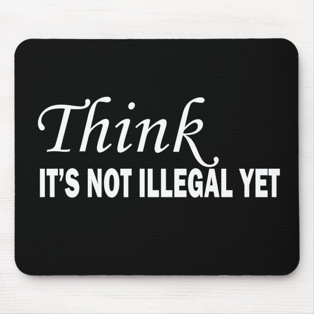 Mousepad Sarcástico engraçado diz citações famosas (Frente)