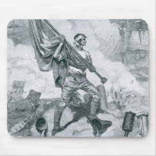 Mousepad Sargento Jaspe na batalha do forte Moultrie