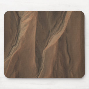 Mousepad Sarjeta na borda da cratera são, Marte