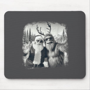 Mousepad Sasquatch 67 Árvore de Natal Santa Bigfoot Engraça