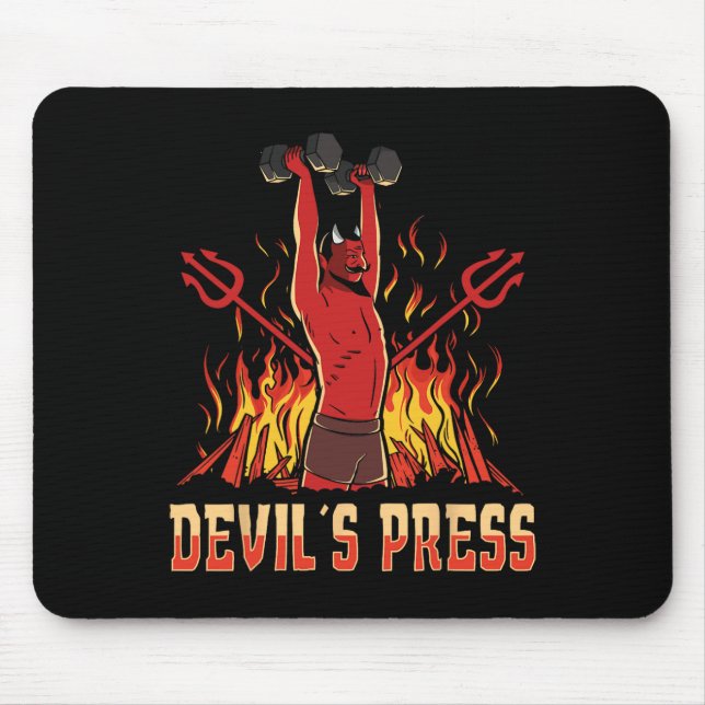 Mousepad Satã Imprensa do Diabo (Frente)