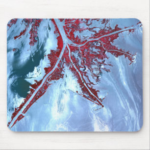 Mousepad Satélite falso da cor