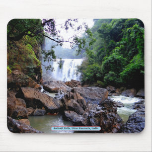 Mousepad Sathodi Falls, Uttar Kannada, Índia