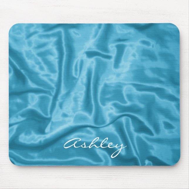 Mousepad Satin Azul Claro - Pasta do Mouse do Computador (Frente)