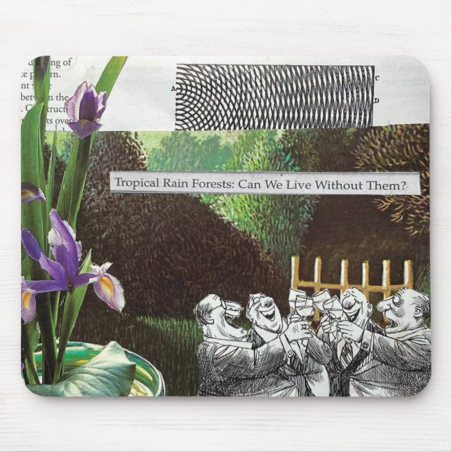 Mousepad Sátira Engraçado da Piada Política Florestal sobre (Frente)