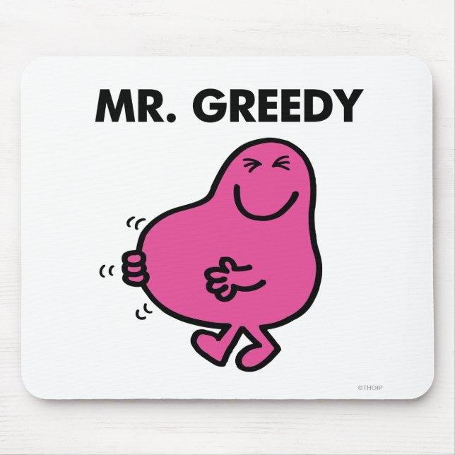 Mousepad Satisfeito Sr. Greedy (Frente)