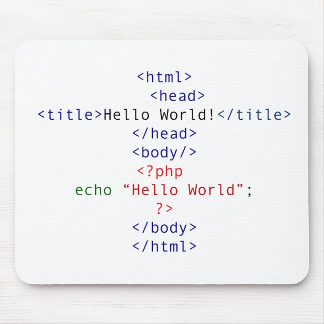 Mousepad Saudação do Geek php (Frente)