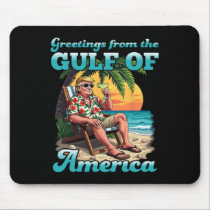 Mousepad Saudação Do Patriótico Golfo Da América Dos Eua