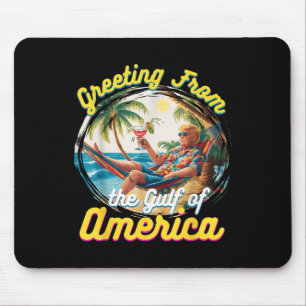 Mousepad Saudação Do Trump Da América Do Golfo Dos Eua