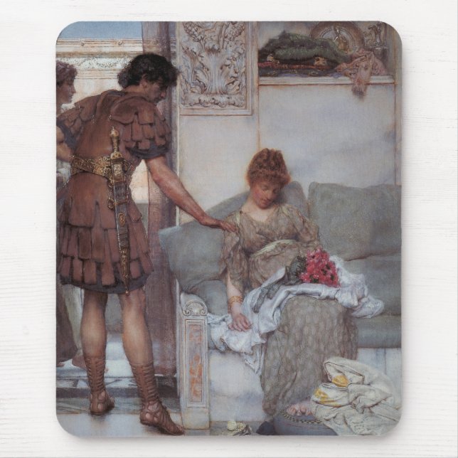 Mousepad Saudação Silenciosa (por Lawrence Alma-Tadema) (Frente)