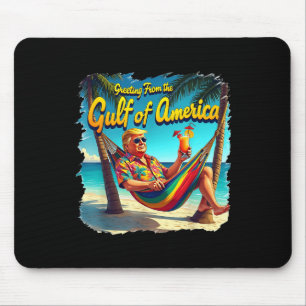 Mousepad Saudações Do Golfo Da América Americana Trump Patr