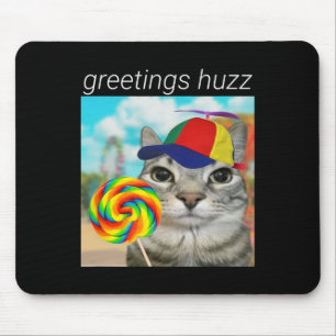 Mousepad Saudações Huzz Funny Gen Z Gen Alpha Slang Memória