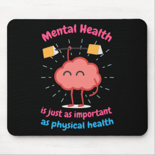 Mousepad Saúde Mental É Apenas Motivação Da Saúde Física
