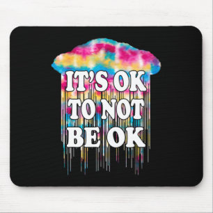 Mousepad Saúde Mental É Divertido Não Estar Bem Faça