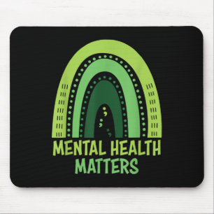 Mousepad Saúde Mental É Presente Para Sensibilização Para A