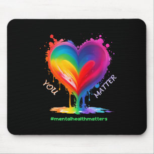 Mousepad Saúde Mental: Mês De Consciência Para Homens E Mul